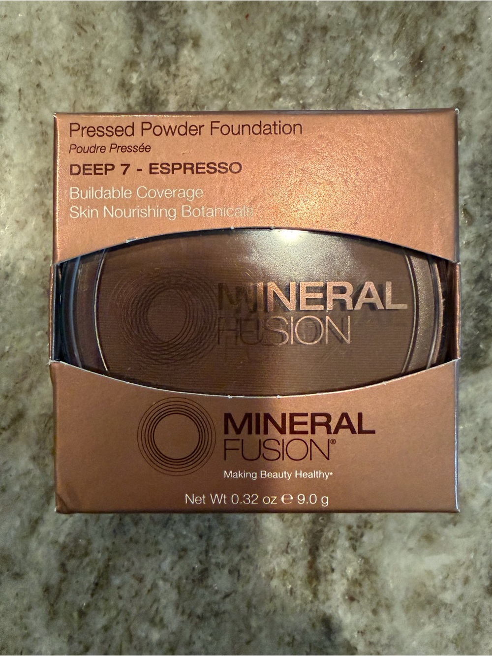 Mineral Fusion Pressed Powder Foundation - Deep 7 Espresso new